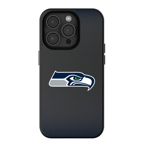 Seattle Seahawks Linen MagSafe Compatible Phone Case for Apple iPhone