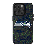 Seattle Seahawks Paisley Magnetic Phone Case-0