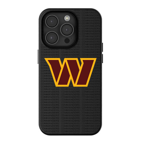 Washington Commanders Text Backdrop MagSafe Compatible Phone Case for Apple iPhone