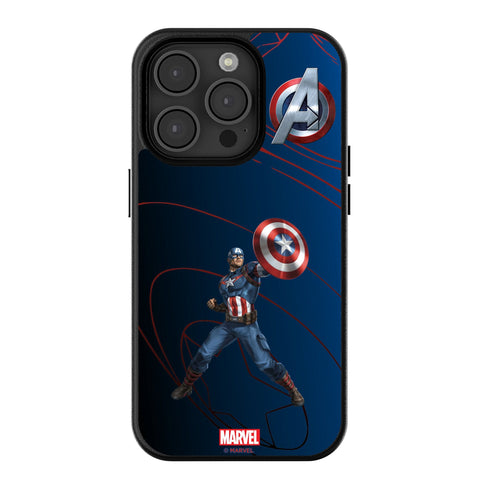 Marvel Avengers Captain America MechLine MagSafe Compatible Phone Case for Apple iPhone
