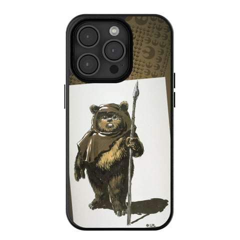 Star Wars Ewok Portrait MagSafe Compatible Phone Case for Apple iPhone
