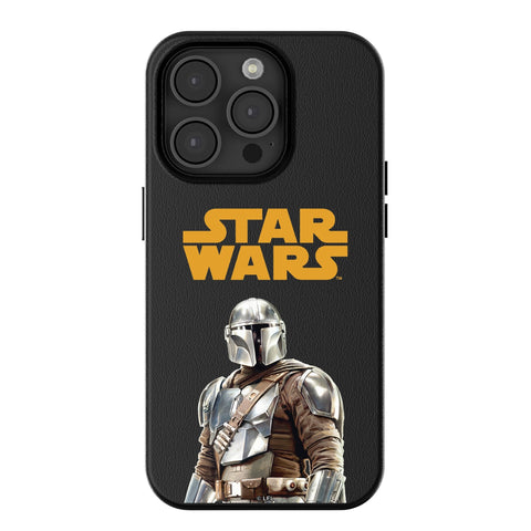 Star Wars: The Mandalorian Din Djarin Color Block MagSafe Compatible Phone Case for Apple iPhone