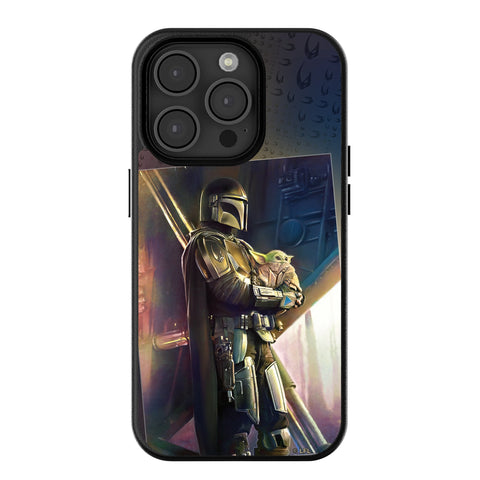 Star Wars: The Mandalorian Din Djarin Portrait MagSafe Compatible Phone Case for Apple iPhone