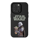 Star Wars: The Mandalorian Grogu and Din Djarin Color Block MagSafe Compatible Phone Case for Apple iPhone
