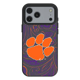 Clemson University Tigers Paisley MagSafe Compatible Phone Case for Apple iPhone 17 Series