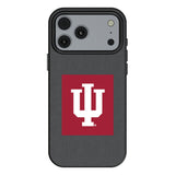 Indiana University Hoosiers Text Backdrop MagSafe Compatible Phone Case for Apple iPhone 17 Series