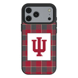 Indiana University Hoosiers Plaid MagSafe Compatible Phone Case for Apple iPhone 17 Series