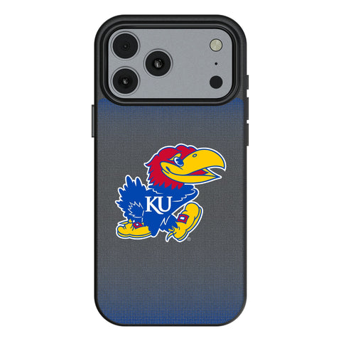 University of Kansas Jayhawks Linen MagSafe Compatible Phone Case for Apple iPhone 17 Series