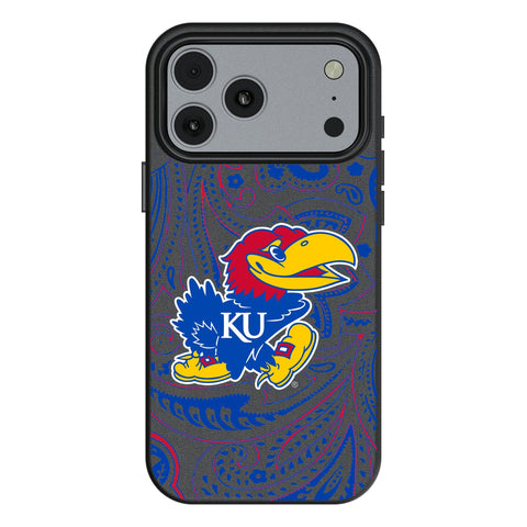 University of Kansas Jayhawks Paisley MagSafe Compatible Phone Case for Apple iPhone 17 Series