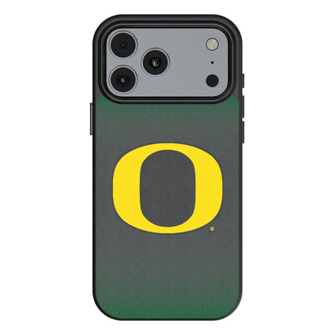 University of Oregon Ducks Linen MagSafe Compatible Phone Case for Apple iPhone 17 Series