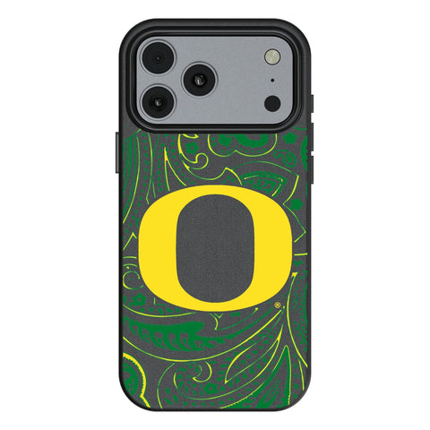 University of Oregon Ducks Paisley MagSafe Compatible Phone Case for Apple iPhone 17 Series