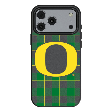 University of Oregon Ducks Plaid MagSafe Compatible Phone Case for Apple iPhone 17 Series