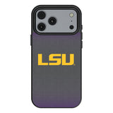 Louisiana State University Tigers Linen MagSafe Compatible Phone Case for Apple iPhone 17 Series