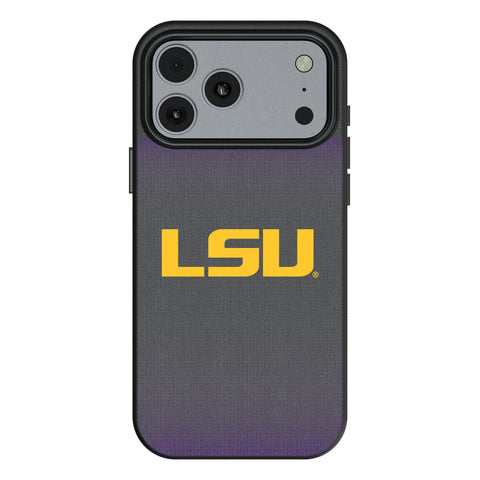 Louisiana State University Tigers Linen MagSafe Compatible Phone Case for Apple iPhone 17 Series