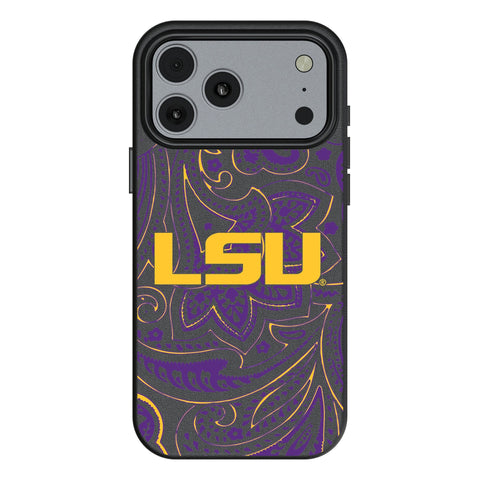 Louisiana State University Tigers Paisley MagSafe Compatible Phone Case for Apple iPhone 17 Series