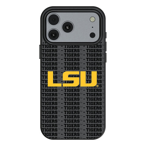 Louisiana State University Tigers Text Backdrop MagSafe Compatible Phone Case for Apple iPhone 17 Series