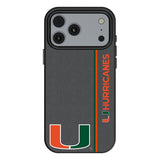 University of Miami Hurricanes Sidebar MagSafe Compatible Phone Case for Apple iPhone 17 Series