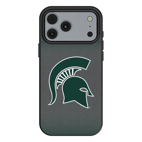 Michigan State University Spartans Linen MagSafe Compatible Phone Case for Apple iPhone 17 Series