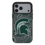 Michigan State University Spartans Paisley MagSafe Compatible Phone Case for Apple iPhone 17 Series