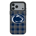 Pennsylvania State University Nittany Lions Plaid MagSafe Compatible Phone Case for Apple iPhone 17 Series