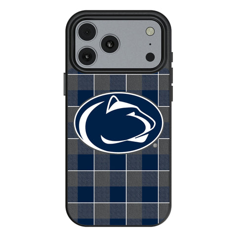 Pennsylvania State University Nittany Lions Plaid MagSafe Compatible Phone Case for Apple iPhone 17 Series