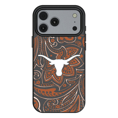 University of Texas Longhorns Paisley MagSafe Compatible Phone Case for Apple iPhone 17 Series