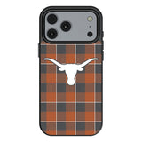 University of Texas Longhorns Plaid MagSafe Compatible Phone Case for Apple iPhone 17 Series