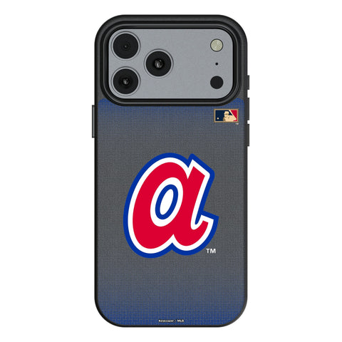 Atlanta Braves 1972-1980 - Cooperstown Collection Linen MagSafe Compatible Phone Case for Apple iPhone 17 Series