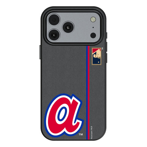 Atlanta Braves 1972-1980 - Cooperstown Collection Sidebar MagSafe Compatible Phone Case for Apple iPhone 17 Series
