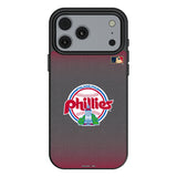 Philadelphia Phillies 1984-1991 - Cooperstown Collection Linen MagSafe Compatible Phone Case for Apple iPhone 17 Series