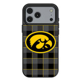University of Iowa Hawkeyes Plaid MagSafe Compatible Phone Case for Apple iPhone 17 Series