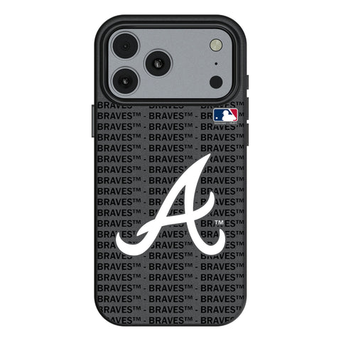 Atlanta Braves Text Backdrop MagSafe Compatible Phone Case for Apple iPhone 17 Series