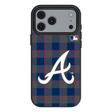 Atlanta Braves Plaid MagSafe Compatible Phone Case for Apple iPhone 17 Series