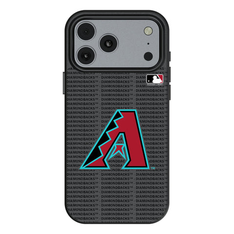Arizona Diamondbacks Text Backdrop MagSafe Compatible Phone Case for Apple iPhone 17 Series