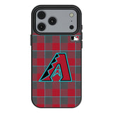 Arizona Diamondbacks Plaid MagSafe Compatible Phone Case for Apple iPhone 17 Series