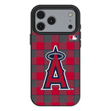 Los Angeles Angels Plaid MagSafe Compatible Phone Case for Apple iPhone 17 Series