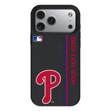 Philadelphia Phillies Personalized Sidebard MagSafe Compatible Phone Case for Apple iPhone 17 Series