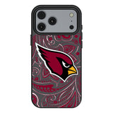 Arizona Cardinals Paisley MagSafe Compatible Phone Case for Apple iPhone 17 Series