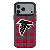 Atlanta Falcons Plaid MagSafe Compatible Phone Case for Apple iPhone 17 Series