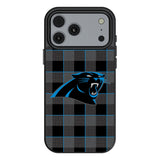 Carolina Panthers Plaid MagSafe Compatible Phone Case for Apple iPhone 17 Series