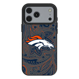 Denver Broncos Paisley MagSafe Compatible Phone Case for Apple iPhone 17 Series