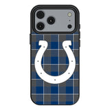 Indianapolis Colts Plaid MagSafe Compatible Phone Case for Apple iPhone 17 Series