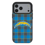 Los Angeles Chargers Plaid MagSafe Compatible Phone Case for Apple iPhone 17 Series