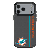 Miami Dolphins Personalized Sidebard MagSafe Compatible Phone Case for Apple iPhone 17 Series