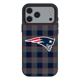 New England Patriots Plaid MagSafe Compatible Phone Case for Apple iPhone 17 Series