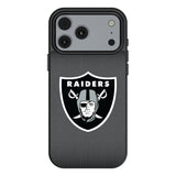 Las Vegas Raiders Linen MagSafe Compatible Phone Case for Apple iPhone 17 Series
