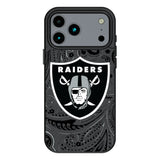 Las Vegas Raiders Paisley MagSafe Compatible Phone Case for Apple iPhone 17 Series