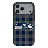 Seattle Seahawks Plaid MagSafe Compatible Phone Case for Apple iPhone 17 Series
