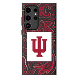 Indiana University Hoosiers Paisley MagSafe Compatible Phone Case for Samsung Galaxy