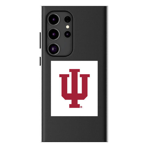 Indiana University Hoosiers Text Backdrop MagSafe Compatible Phone Case for Samsung Galaxy